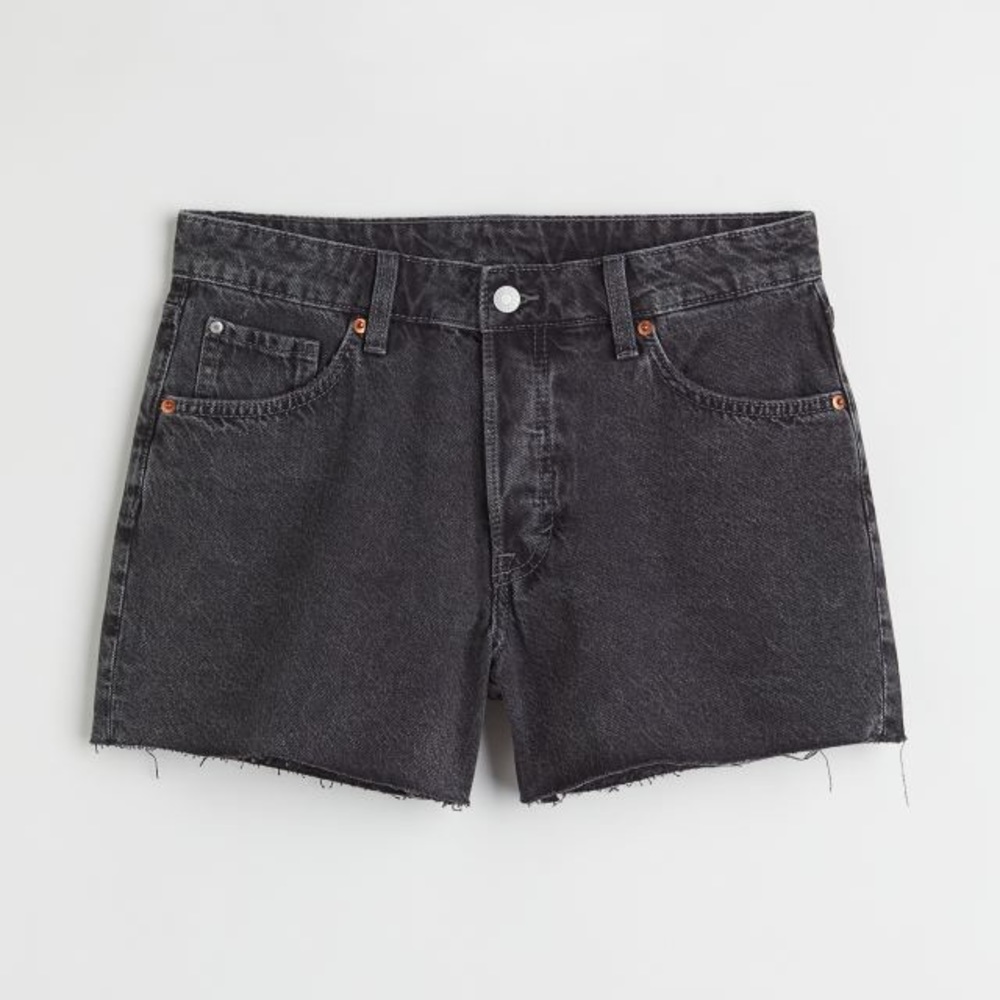 H&M 90's Boyfriend Low Denim Shorts